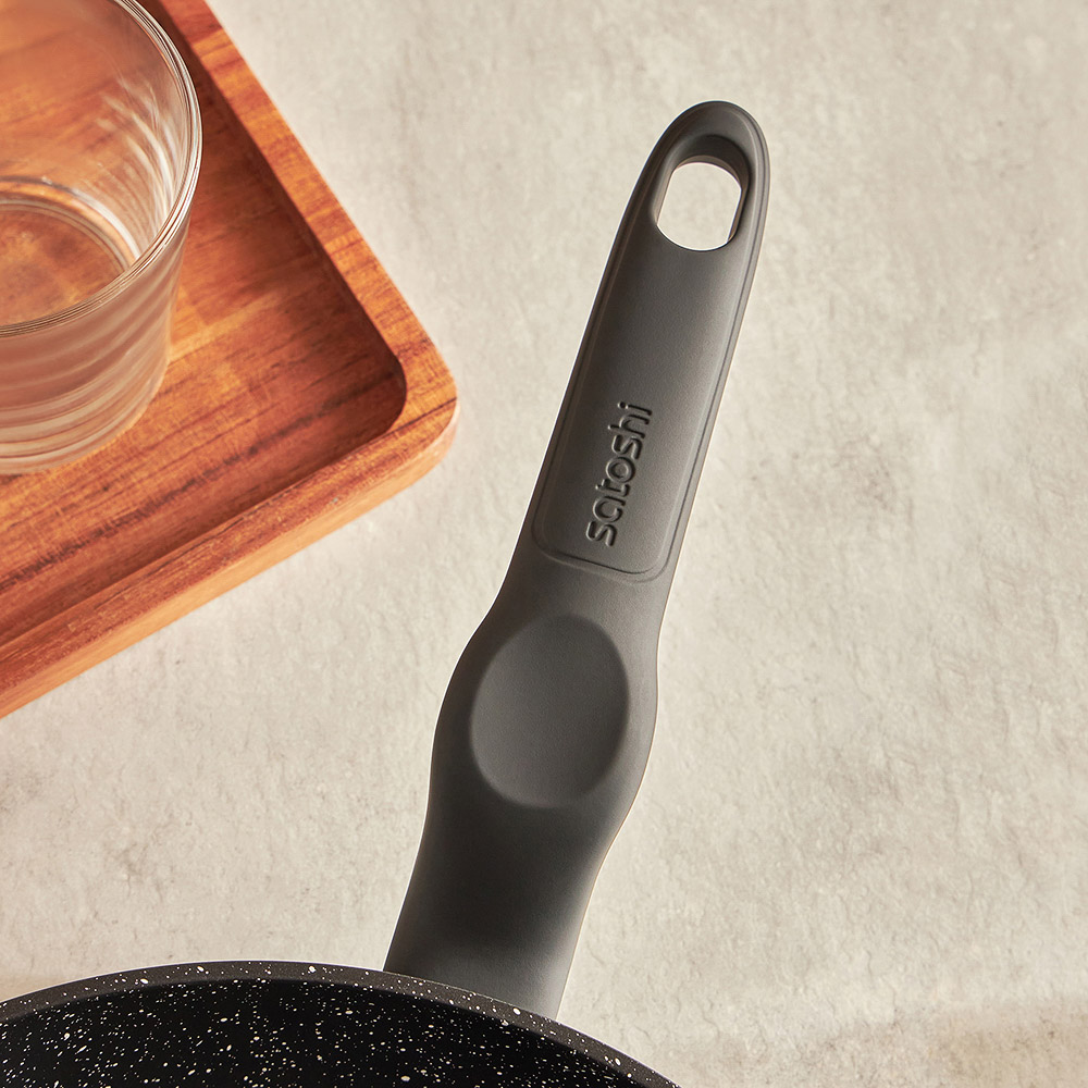 SATOSHI Стоун Сковорода литая d24см, антипригарное покрытие Мрамор, индукция, арт.№ 846-333