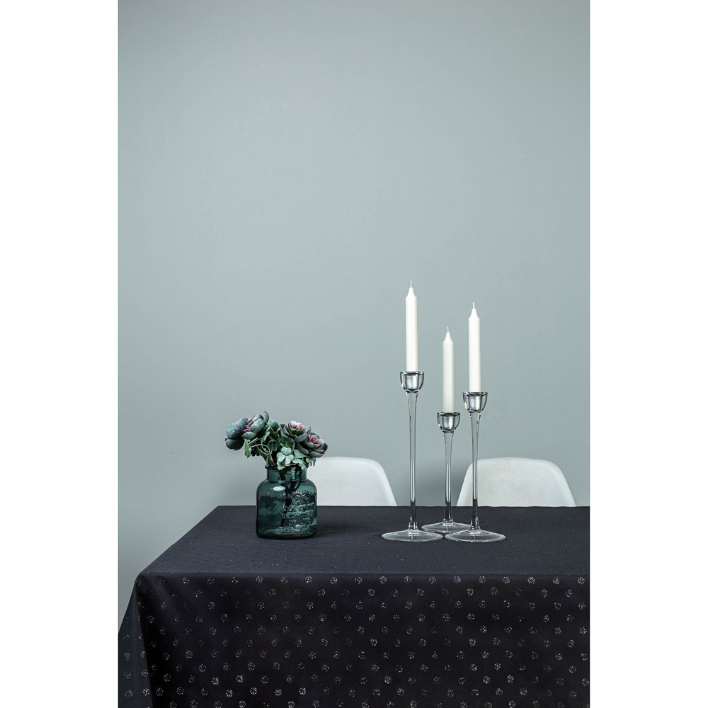 PROVANCE Жемчуг Скатерть текстильная со стразами, 140х230см, 100% ПЭ, 2 цвета, арт.№ 488-018