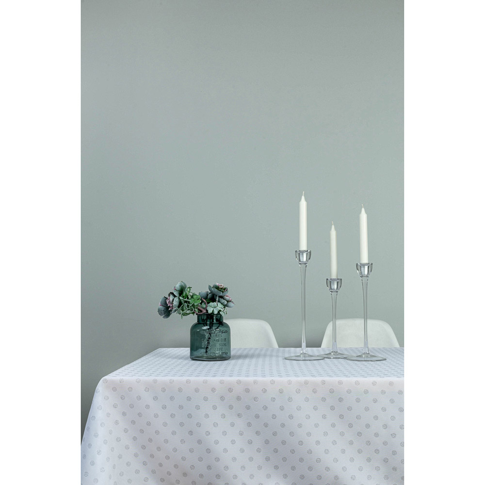 PROVANCE Жемчуг Скатерть текстильная со стразами, 140х230см, 100% ПЭ, 2 цвета, арт.№ 488-018