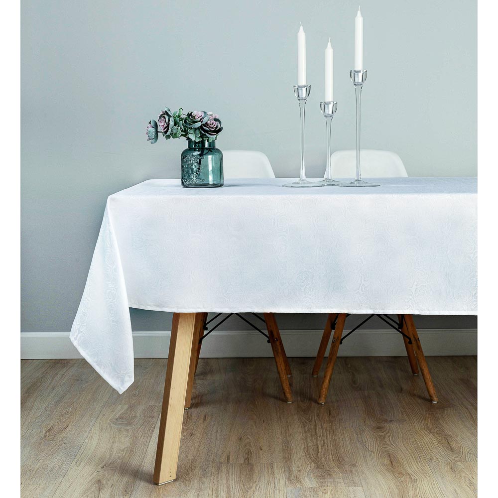 PROVANCE Праздничная Скатерть текстильная с водоотталкивающей пропиткой, 140х230см, 100% ПЭ, 3 диз., арт.№ 488-016