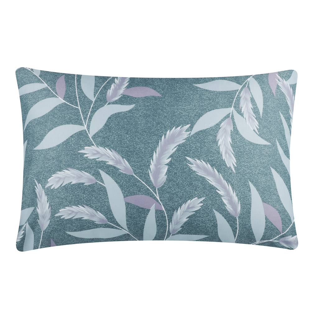 PROVANCE Нэви Комплект постельного белья евро (4 предмета), микросатин, листья, арт.№ 421-375