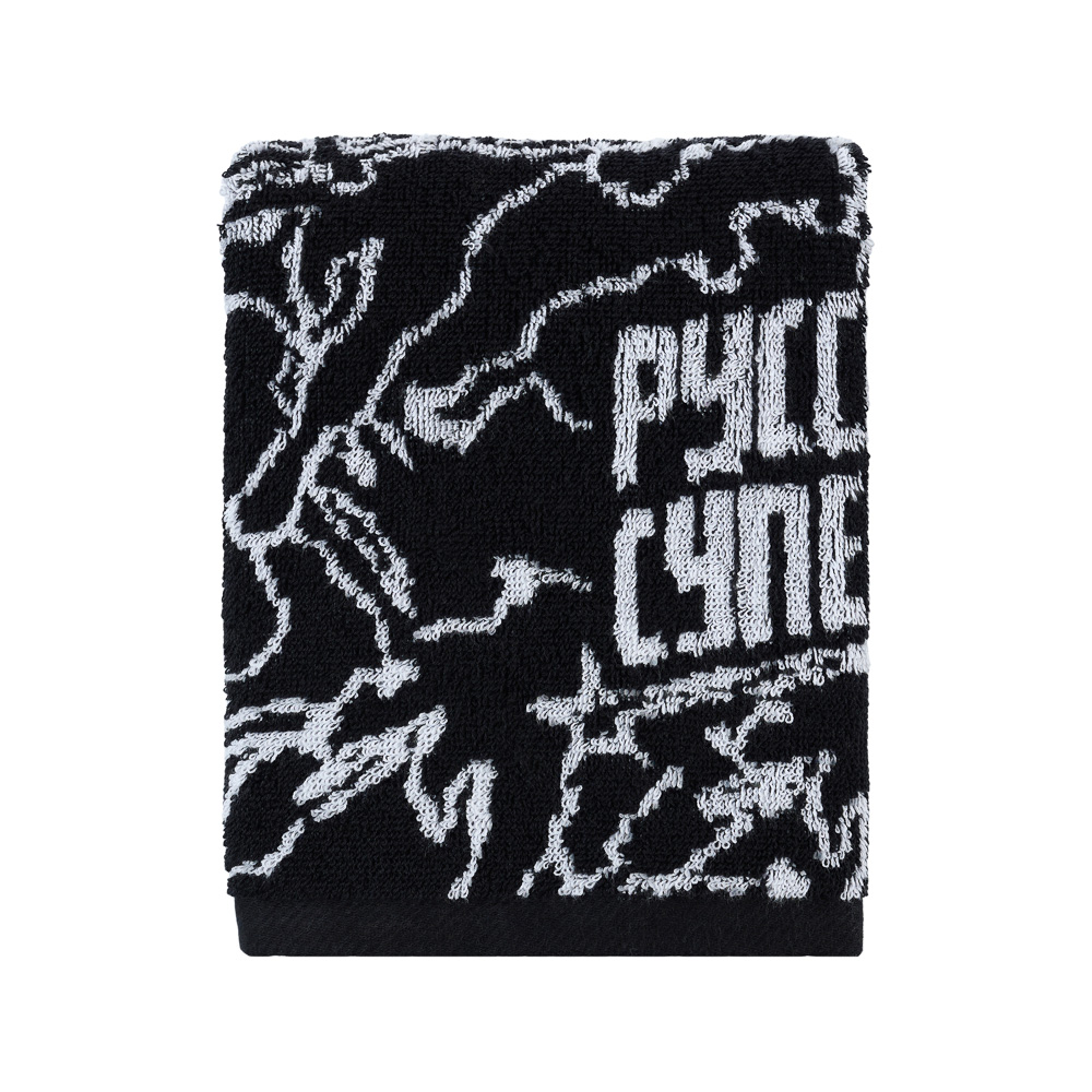 BY Русские Супергерои Полотенце махровое, 100% хлопок, 50х90см, 450гр/м, черно-белый, арт.№ 484-168