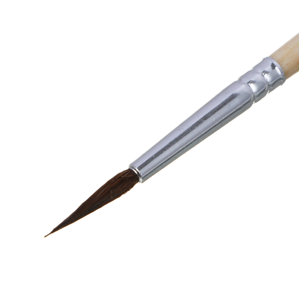 Набор кистей 5 шт: белка №1,3 волос пони № 2,4,6, в пакете с подвесом, арт.№ 229-061