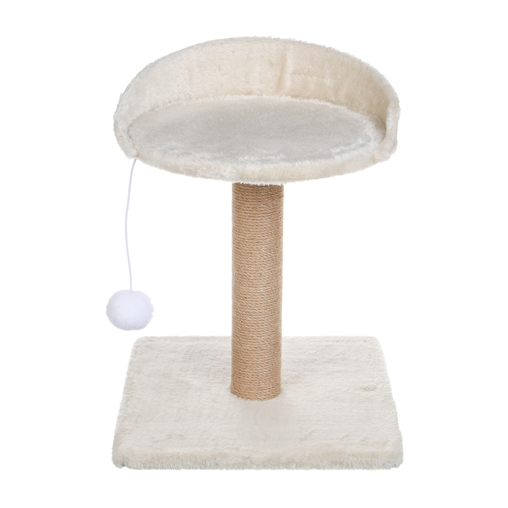 Когтеточка-столбик для кошек тм VETTA, с лежанкой и игрушкой, 30x30x40см, арт.№ 273-546