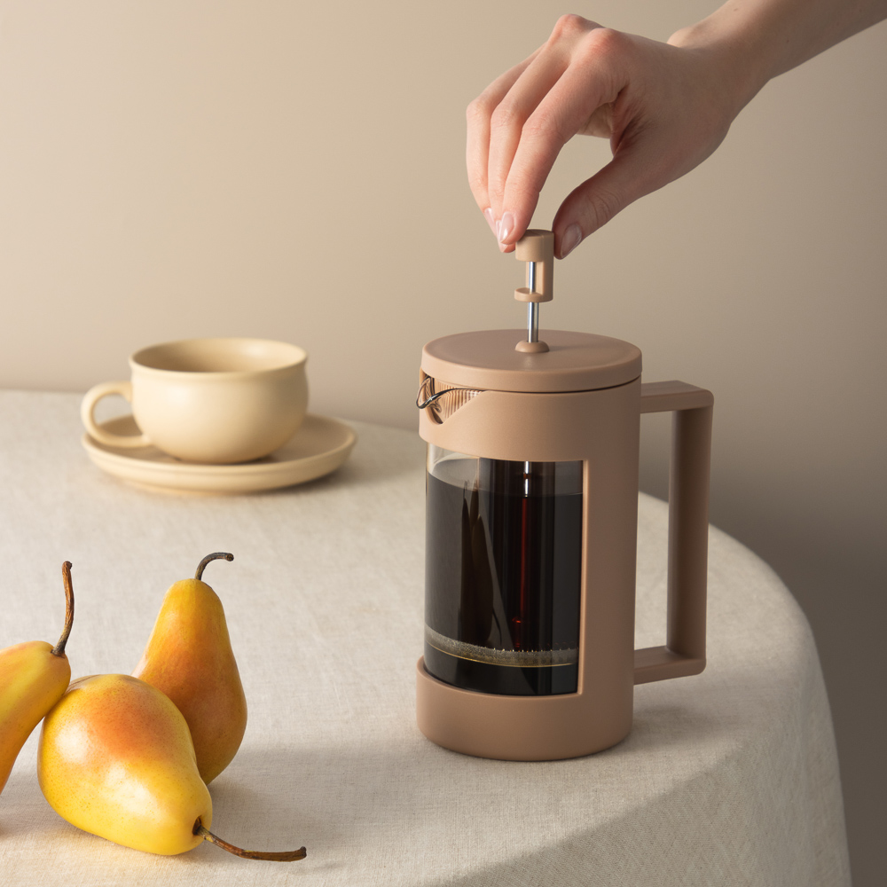 SATOSHI Монте Френч-пресс 600мл, жаропрочное стекло, арт.№ 850-230