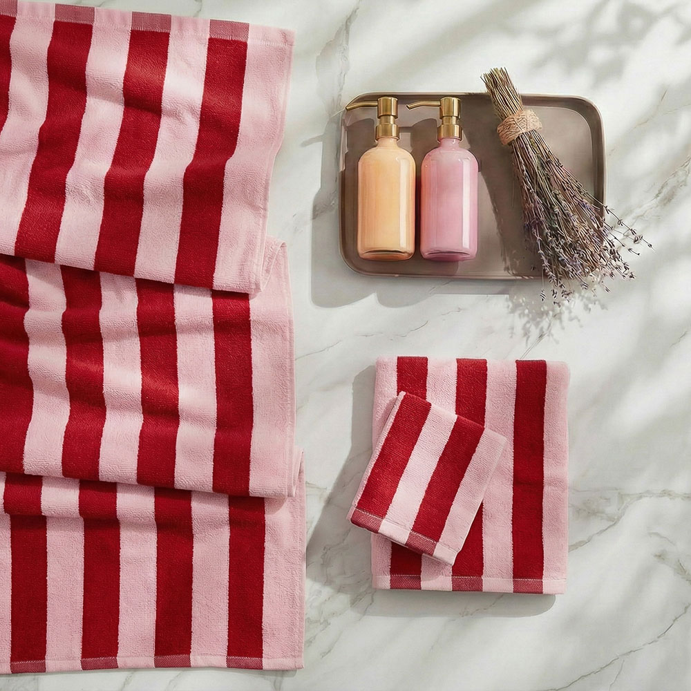 Полотенце махровое тм PROVANCE Черри 30х50см, 380 г/м2, 100% хлопок, 2 дизайна, арт.№ 484-226