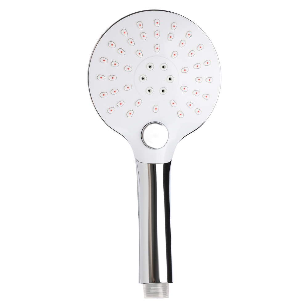 RAIN Лейка для душа, 3 режима, кнопка, 120мм, хром, арт.№ 582-023