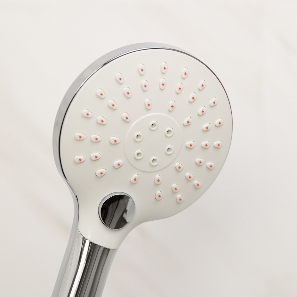 RAIN Лейка для душа, 3 режима, кнопка, 120мм, хром, арт.№ 582-023