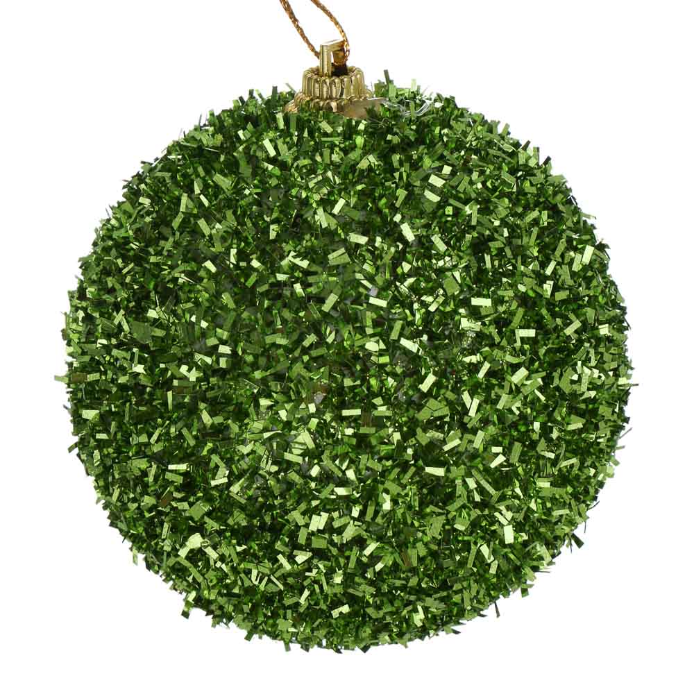 СНОУ БУМ Елочная игрушка, диаметр 8 см, зеленый, пластик, арт.№ 373-624