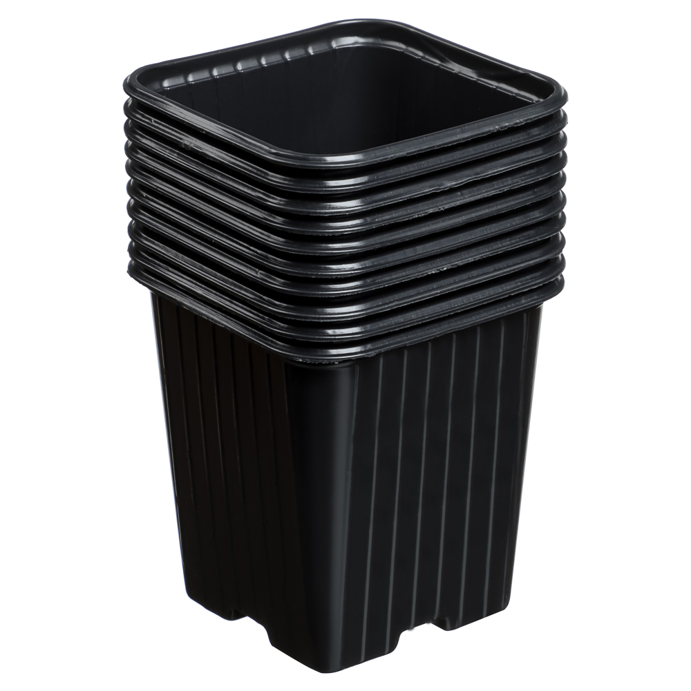 Набор горшочков для рассады 10шт, 90х90х95 мм, полистирол, арт.№ 105-031