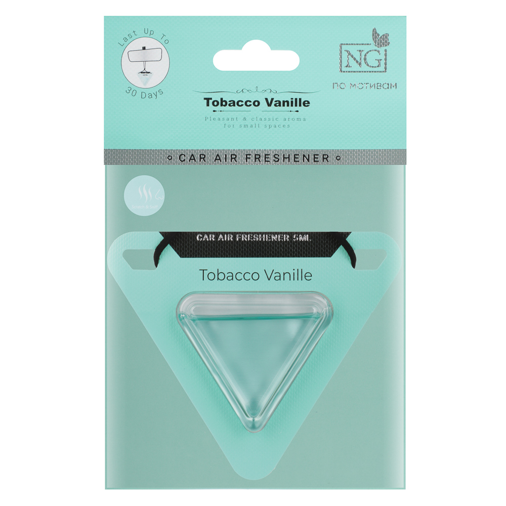 Ароматизатор подвесной тм NEW GALAXY, CRYSTAL 5 мл, Tobacco Vanille, арт.№ 794-715