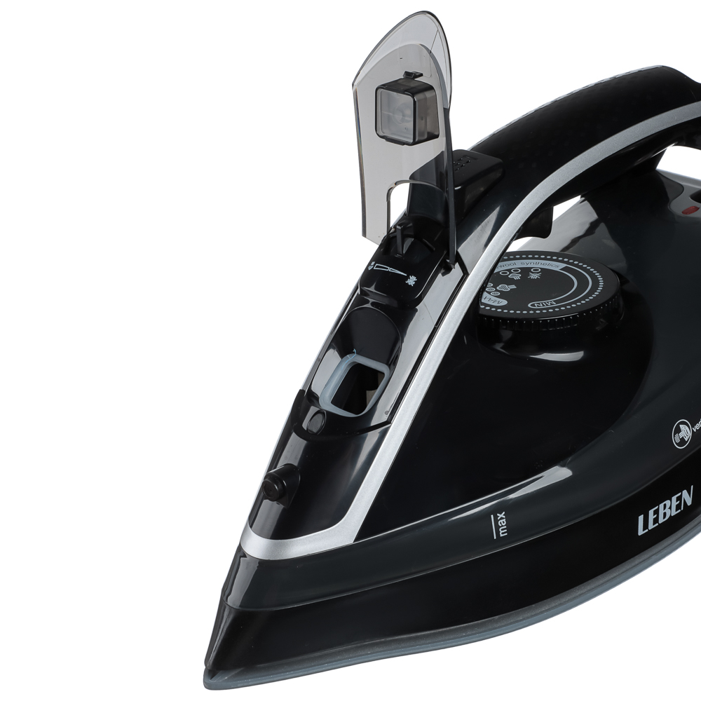 LEBEN Утюг 3000ВТ керамич покрытие, антикапля, антинакипь, шнур1,8м, арт.№ 249-053