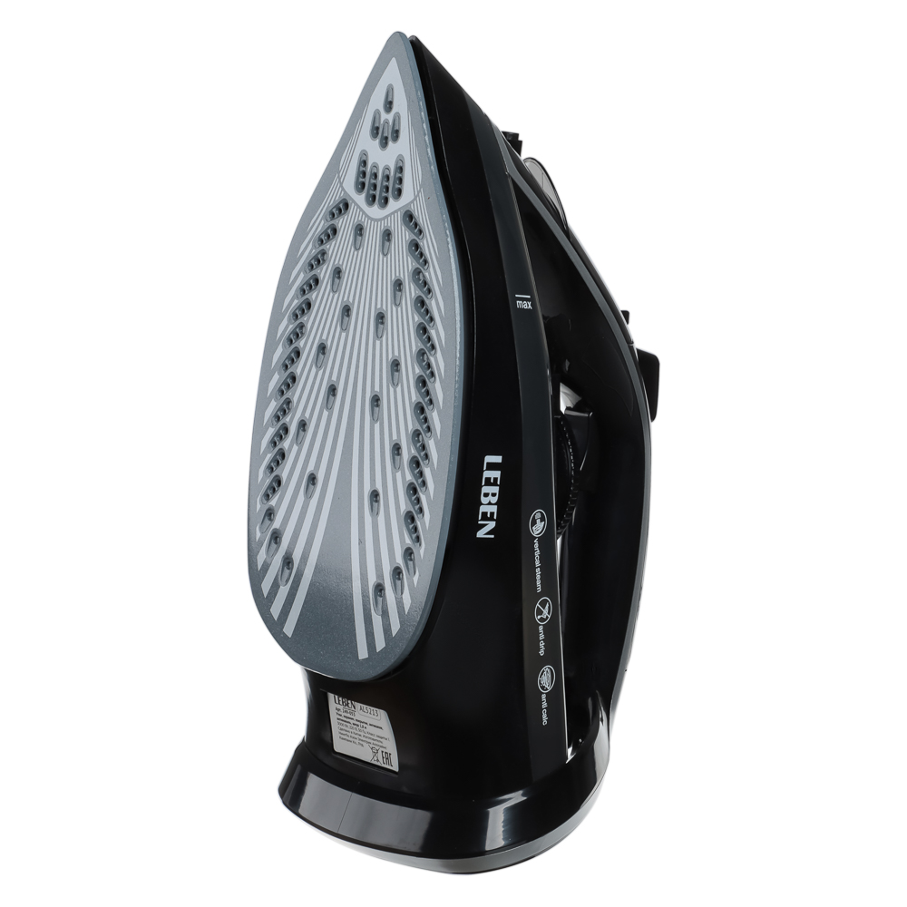 LEBEN Утюг 3000ВТ керамич покрытие, антикапля, антинакипь, шнур1,8м, арт.№ 249-053