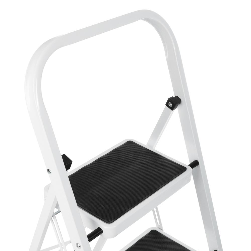 ЕРМАК Стремянка стальная (макс.нагрузка 150кг), 3 ступени, прорезиненные ступени, арт.№ 624-065