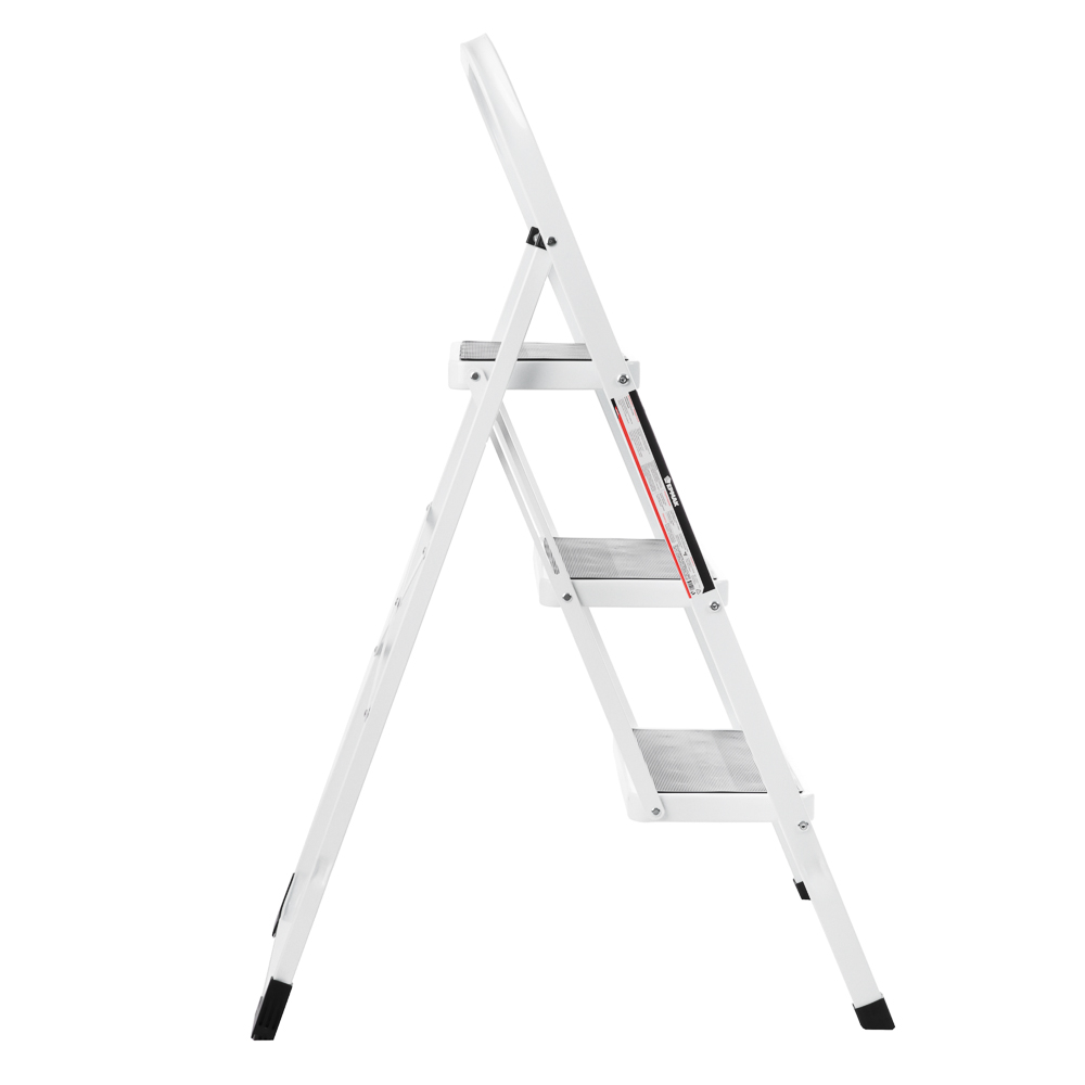 ЕРМАК Стремянка стальная (макс.нагрузка 150кг), 3 ступени, прорезиненные ступени, арт.№ 624-065