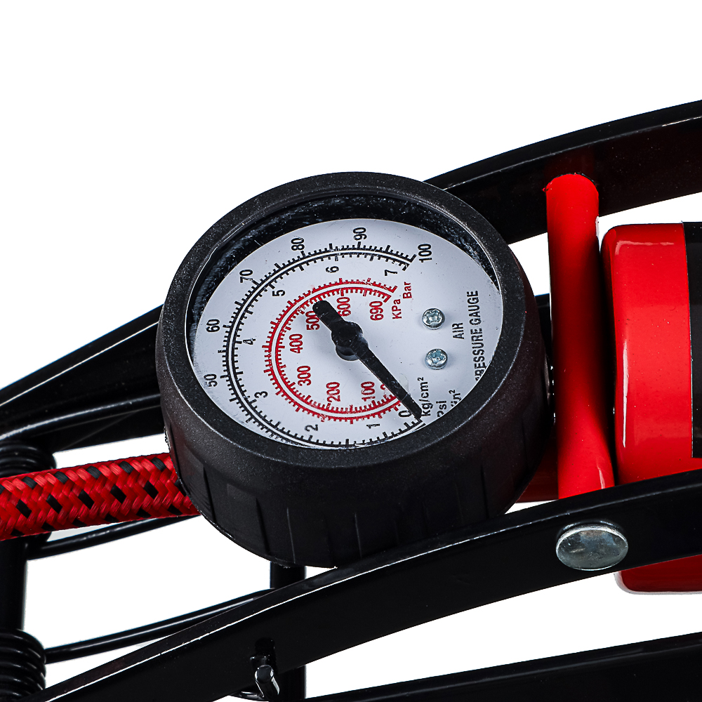 ЕРМАК Насос ножной, манометр, 55x120мм, Стандарт, арт.№ 713-089