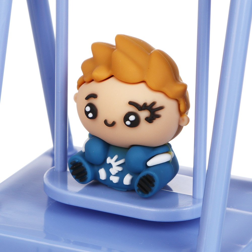 Точилка-качели с фигуркой-топпером BY Русские Супергерои "Яркий День" пластик, металл, 4 диз., арт.№ 801-122