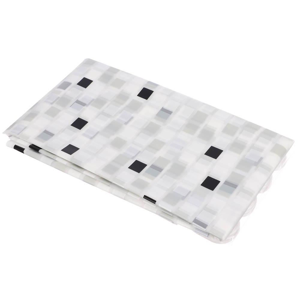 Штора для ванной тм VETTA Bath Plus, ПЕВА 80 г/м2, 200x200 см, 3 дизайна, арт.№ 461-558