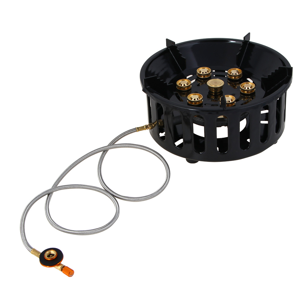 ЕРМАК Плитка газовая портативная, туристическая, 23,5х23,5х11см, металл, арт.№ 116-063