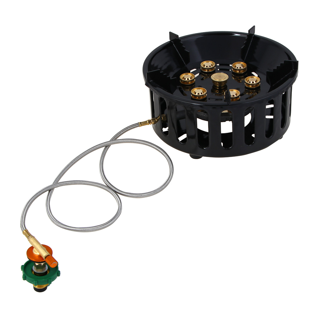 ЕРМАК Плитка газовая портативная, туристическая, 23,5х23,5х11см, металл, арт.№ 116-063