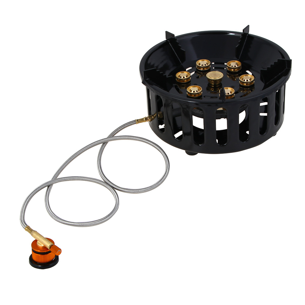 ЕРМАК Плитка газовая портативная, туристическая, 23,5х23,5х11см, металл, арт.№ 116-063