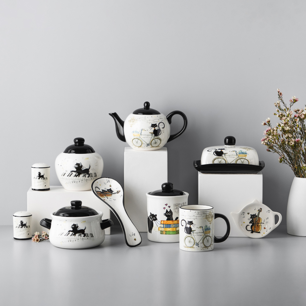 MILLIMI Котейки Сахарница, 500мл, керамика, арт.№ 824-132