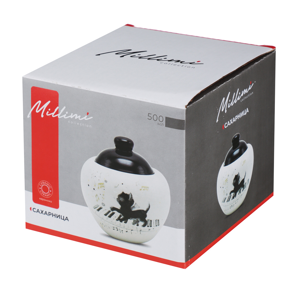 MILLIMI Котейки Сахарница, 500мл, керамика, арт.№ 824-132
