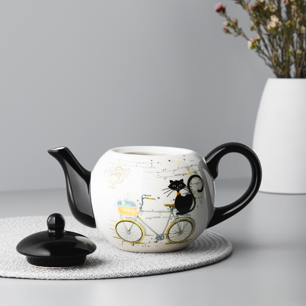 MILLIMI Котейка Чайник заварочный, 580мл, керамика, арт.№ 824-133