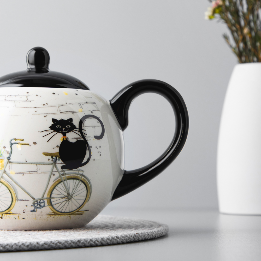 MILLIMI Котейка Чайник заварочный, 580мл, керамика, арт.№ 824-133