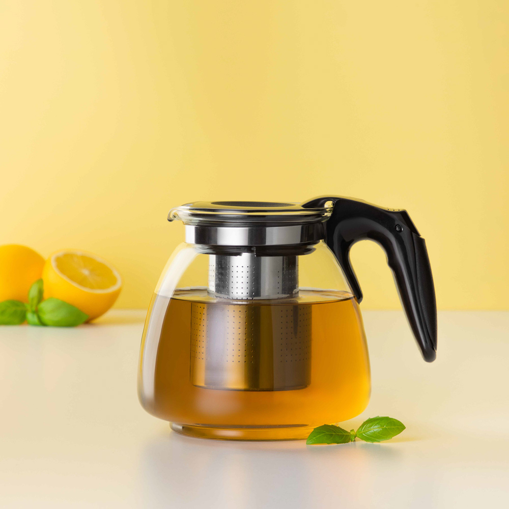 VETTA Чайник заварочный 1100мл, ситечко из нерж.стали, стекло, полипропилен, арт.№ 850-972