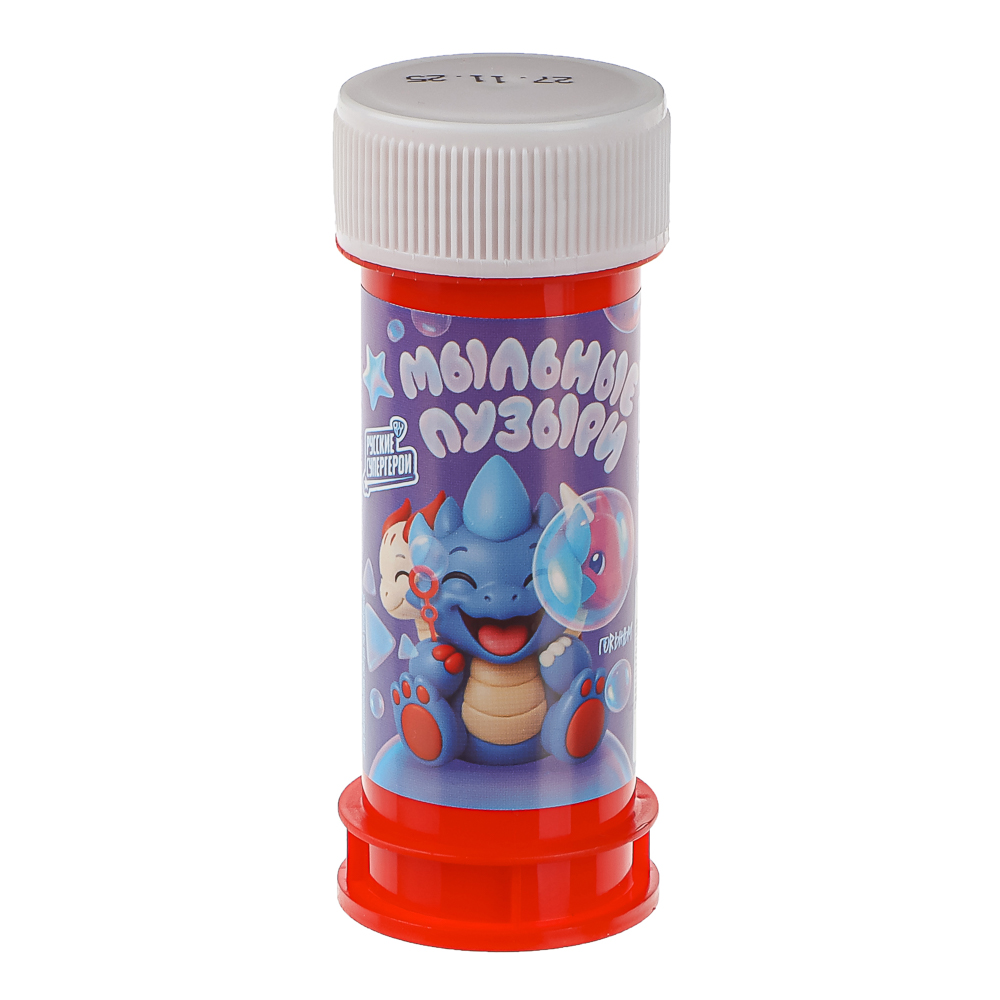 Мыльные пузыри BY Русские Супергерои, 50мл, мыльный раствор, пластик, 6 дизайнов, арт.№ 460-056