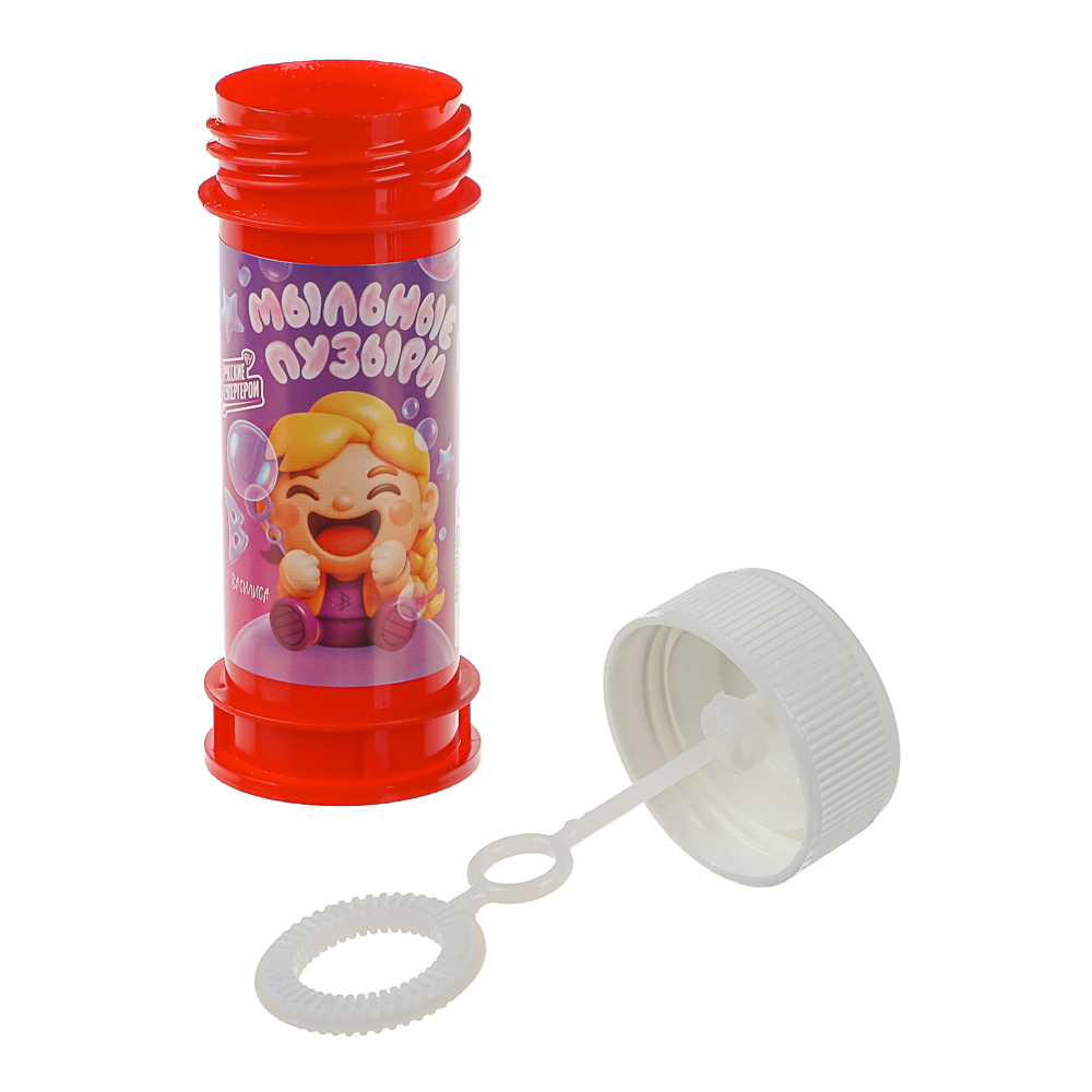 Мыльные пузыри BY Русские Супергерои, 50мл, мыльный раствор, пластик, 6 дизайнов, арт.№ 460-056
