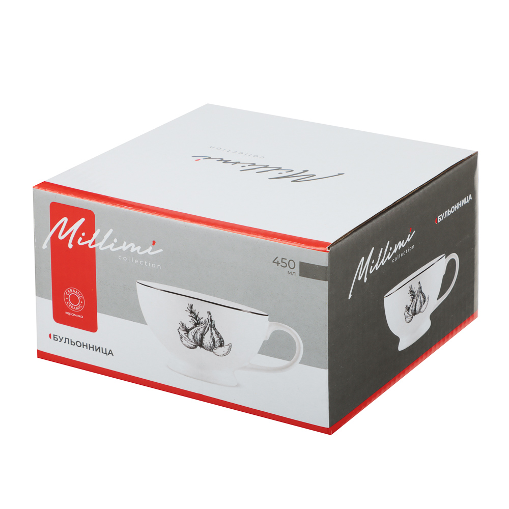 MILLIMI Китчен Бульонница, 450мл, керамика, арт.№ 824-193