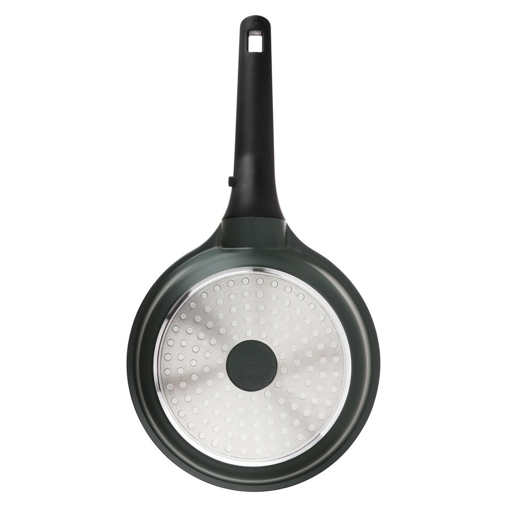 SATOSHI Уран Сковорода литая d20см, антипригарное покрытие Мрамор, индукция, съемная ручка, арт.№ 846-455