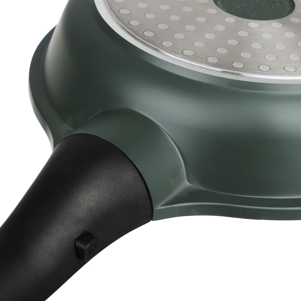 SATOSHI Уран Сковорода литая d20см, антипригарное покрытие Мрамор, индукция, съемная ручка, арт.№ 846-455