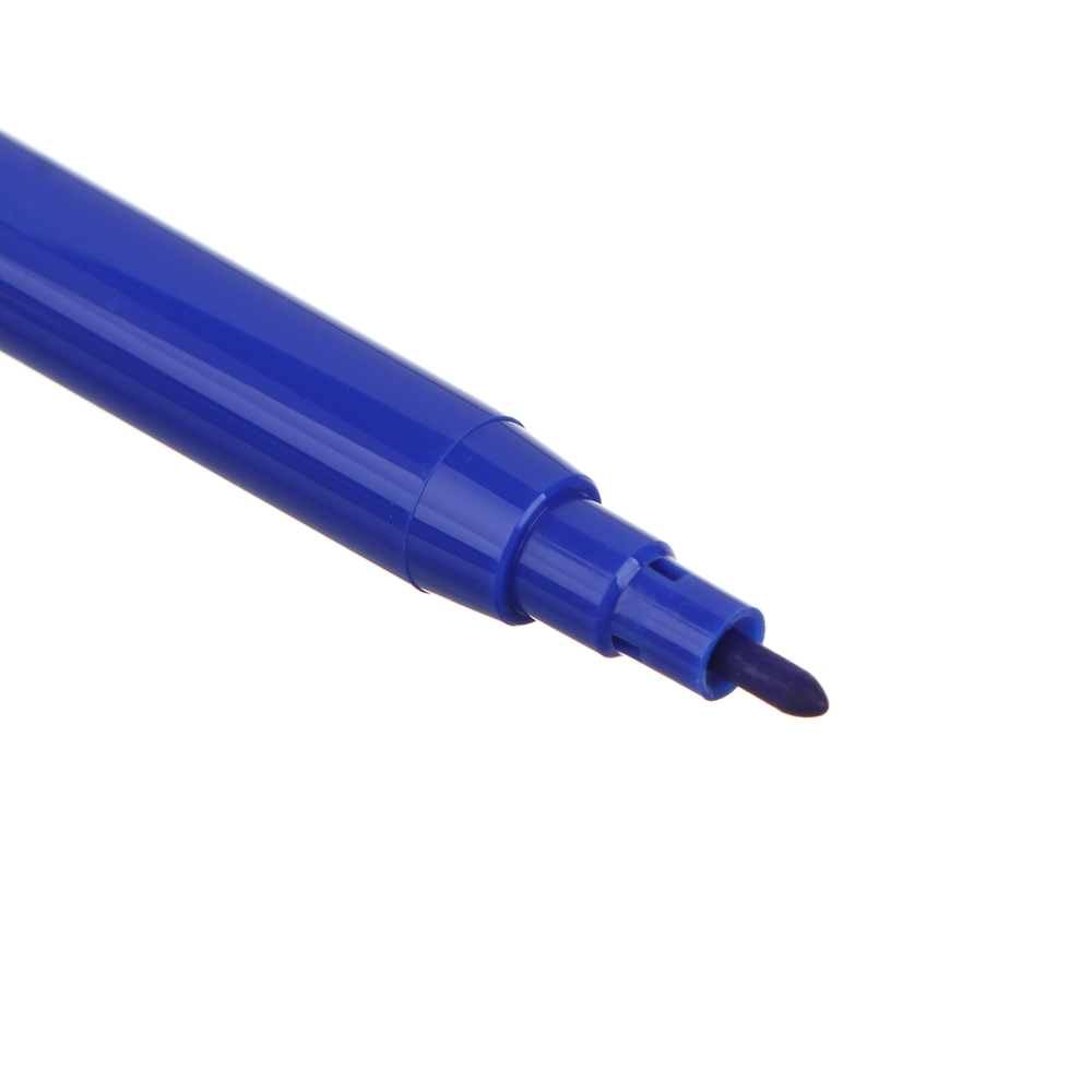 Котик с Крыльями Фломастеры 12 цветов, с цвет. вентилир. колпачком, большие, смыв., пл., ПВХ пенал, арт.№ 256-007