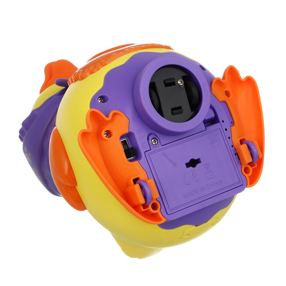 ИГРОЛЕНД Игрушка интерактивная ползунок "Утка-несушка", звук, ABS, 3хААА, 12х12х18,5 см, арт.№ 272-914