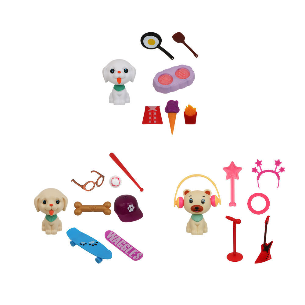 Щенок с аксессуарами, PP, ABS, тм ИГРОЛЕНД, арт.№ 258-111