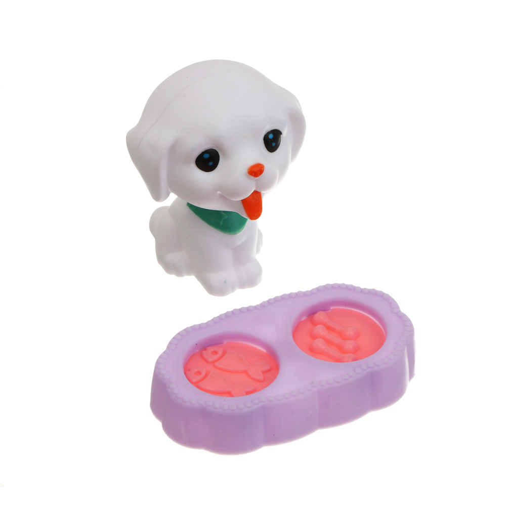 Щенок с аксессуарами, PP, ABS, тм ИГРОЛЕНД, арт.№ 258-111