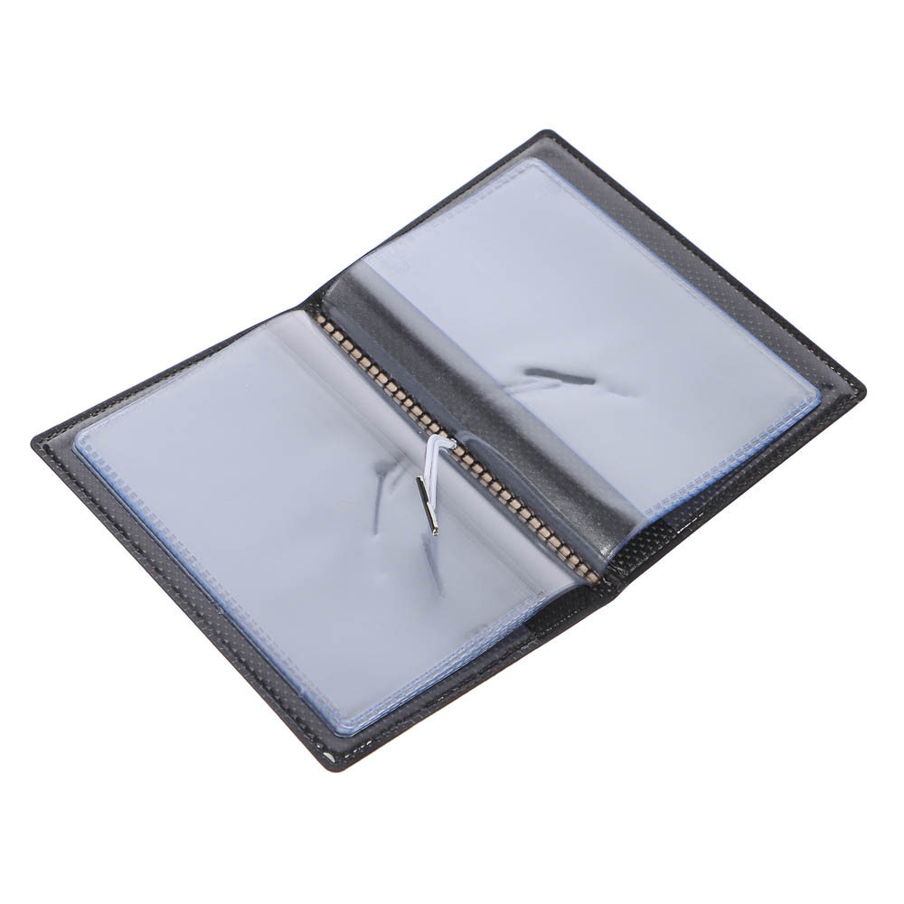 Визитница-картхолдер тм ЮL на 10 карт с удерживающей резинкой, ПВХ, 10,4х7см, 6 дизайнов, арт.№ 334-022