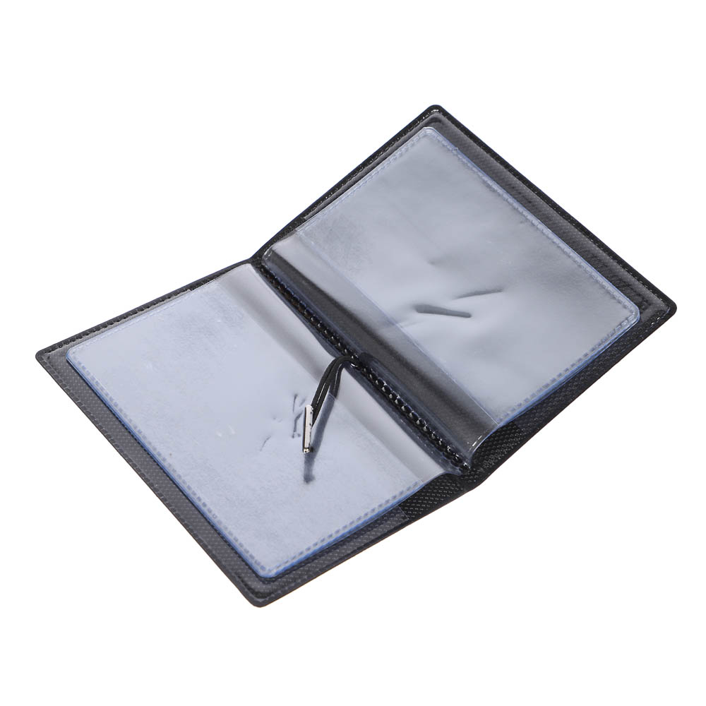 Визитница-картхолдер тм ЮL на 10 карт с удерживающей резинкой, ПВХ, 10,4х7см, 6 дизайнов, арт.№ 334-022