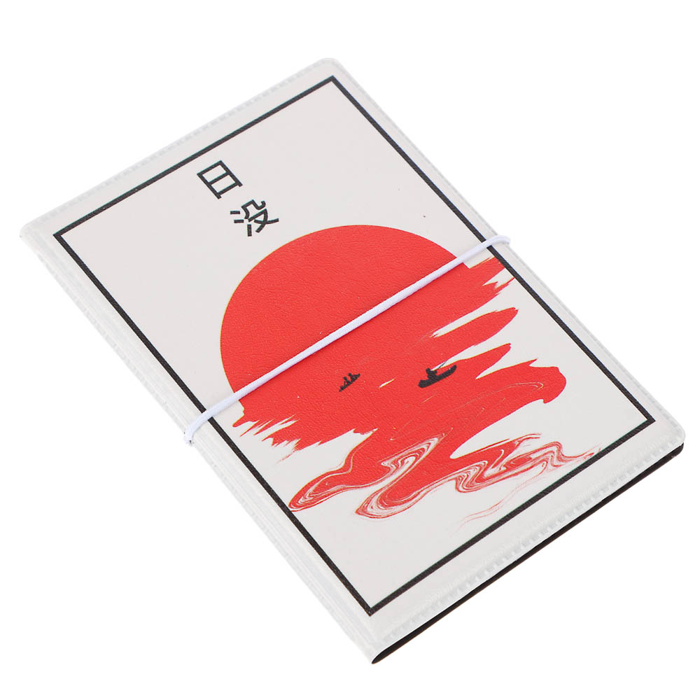 Визитница-картхолдер тм ЮL на 10 карт с удерживающей резинкой, ПВХ, 10,4х7см, 6 дизайнов, арт.№ 334-022