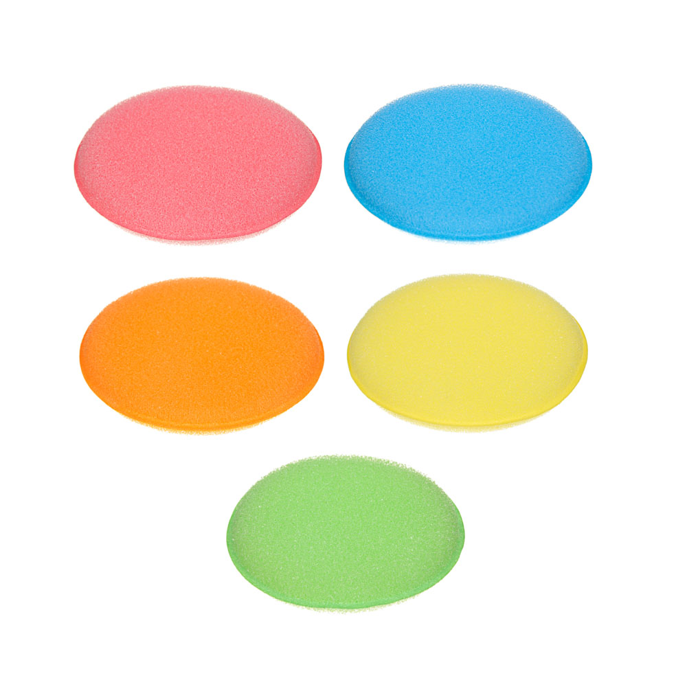 Губки для мытья посуды тм VETTA, 4 шт, d11см, поролон, арт.№ 441-147