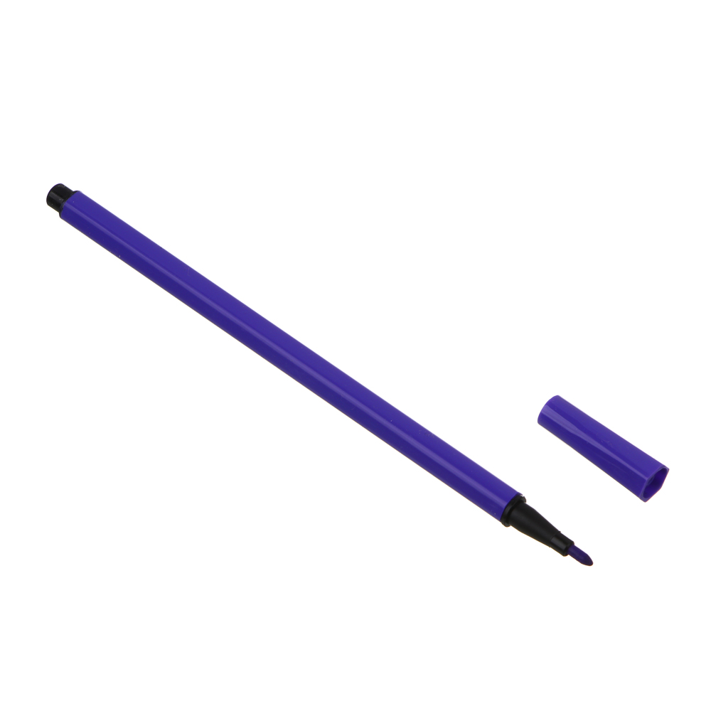 Пенал школьный в форме мешочка на завязках 22х10 см ЦАРЕВНА ЛЕБЕДЬ, 10 фломастеров в комплекте, ПВХ, пластик, арт.№ 524-226