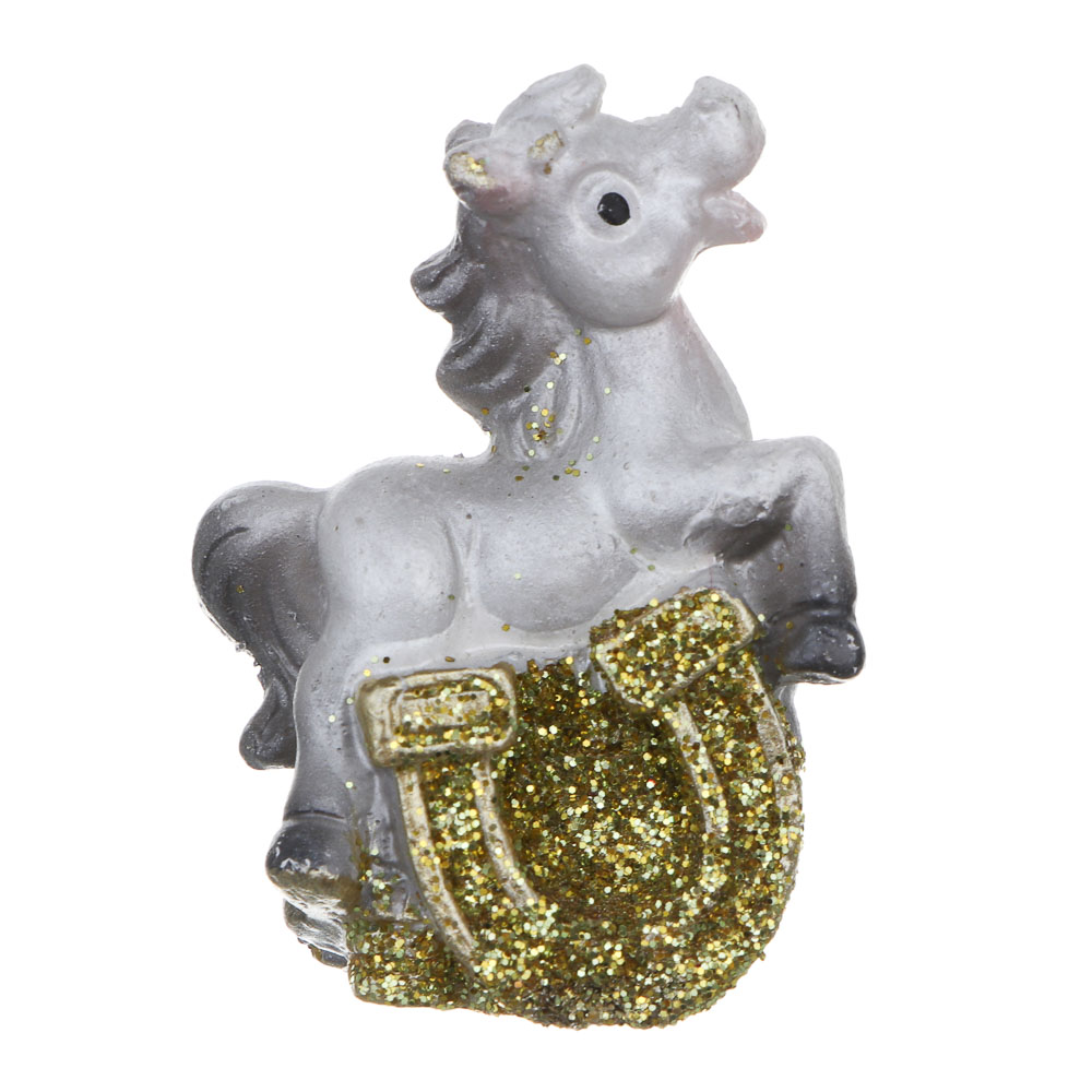 СНОУ БУМ Фигурка лошадки 3x1.5x4 см, полистоун, 4 вида, арт.№ 398-859