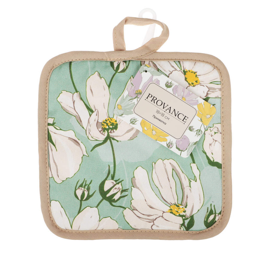 PROVANCE Дейзи Прихватка, 100% хлопок, 18х18см, 3 дизайна, арт.№ 488-149