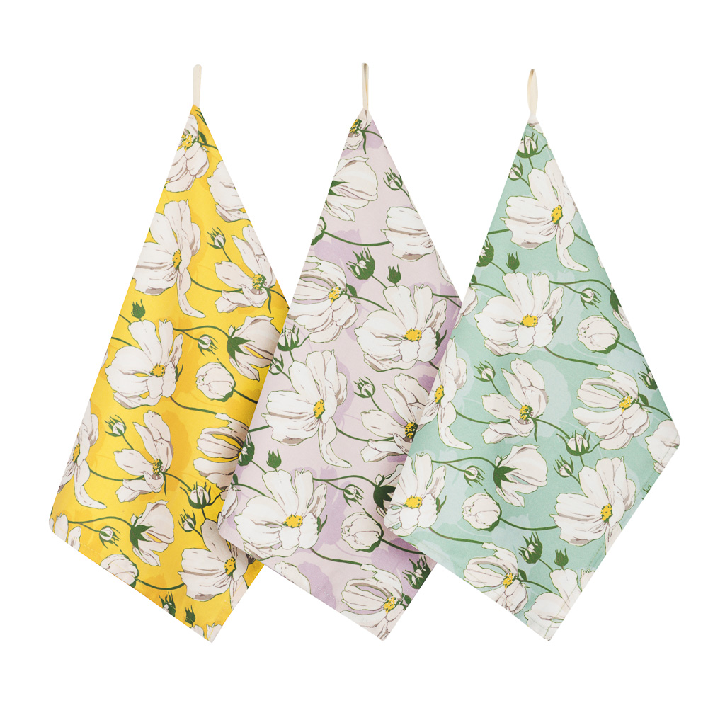 PROVANCE Дейзи Полотенце кухонное, 100% хлопок, 40х60см, 3 дизайна, арт.№ 488-151