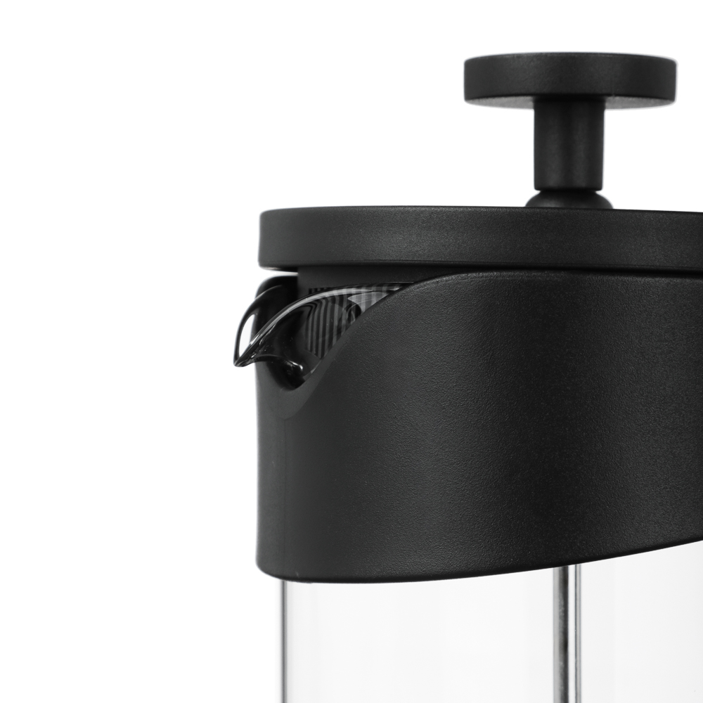 SATOSHI Лансон черный Френч-пресс 600мл, жаропрочное стекло, арт.№ 850-253