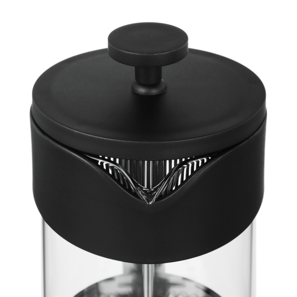 SATOSHI Лансон черный Френч-пресс 600мл, жаропрочное стекло, арт.№ 850-253
