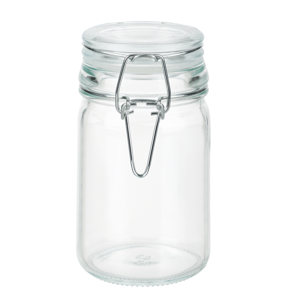 Банка для сыпучих продуктов, стекло, стекл.крышка 250 мл, арт.№ 828-356